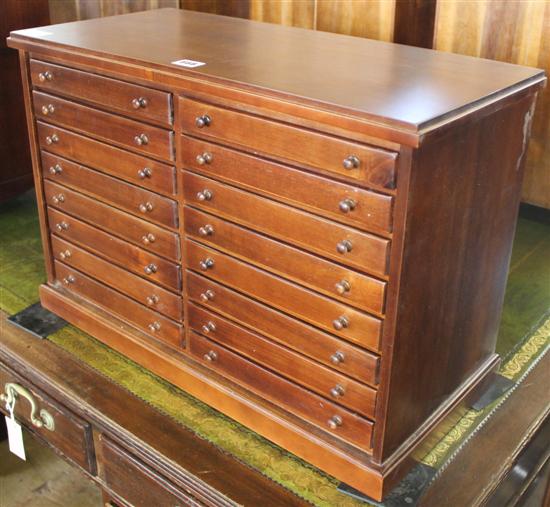 16 drawer collectors cabinet